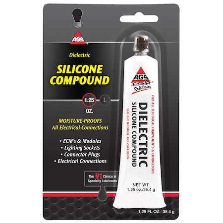 Ags Dielectric Silicone Grease, 1.25 oz Card DS-1